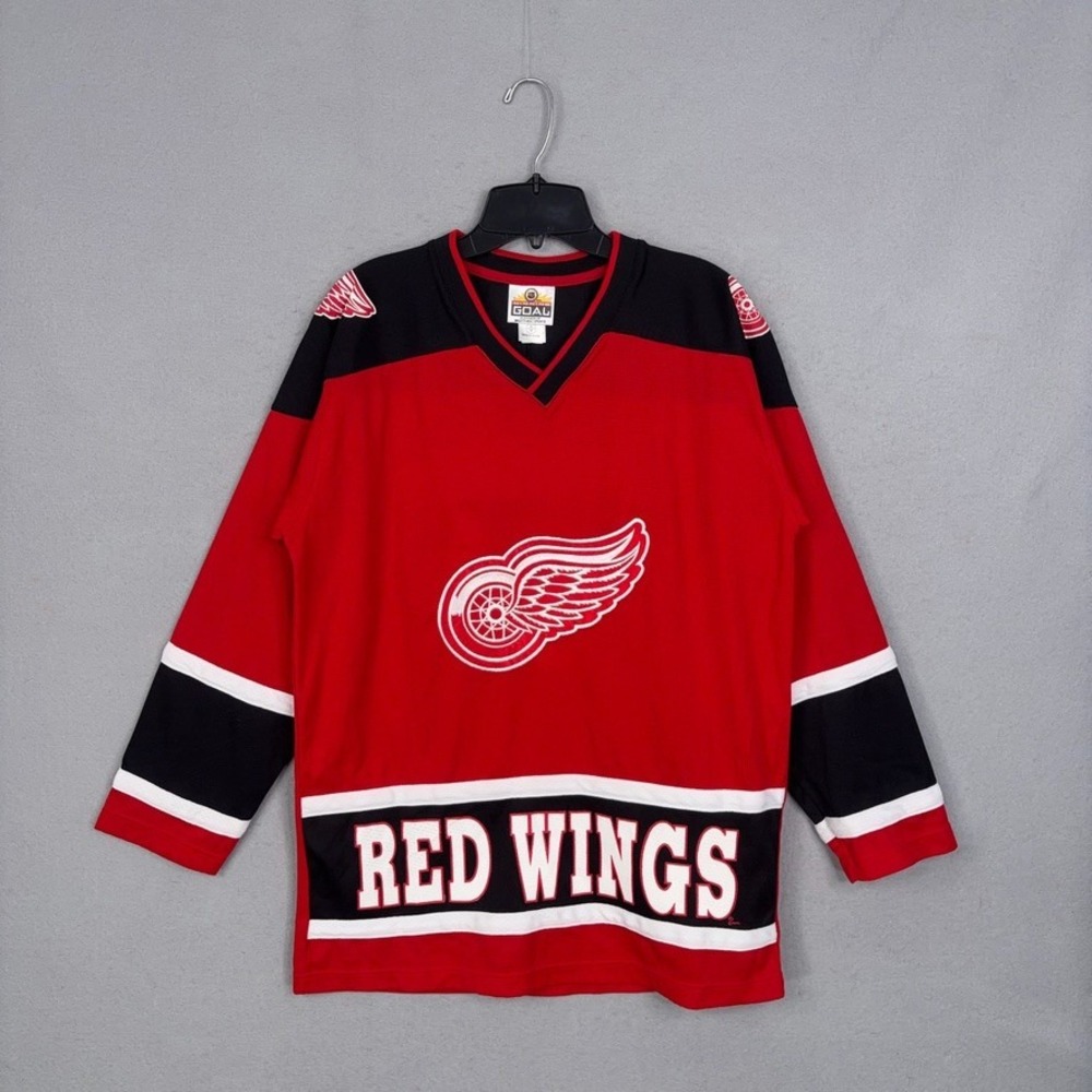 Detroit Red Wings Hockey Jersey Youth XL Red Sergei Fedorov 91 Winning Goal